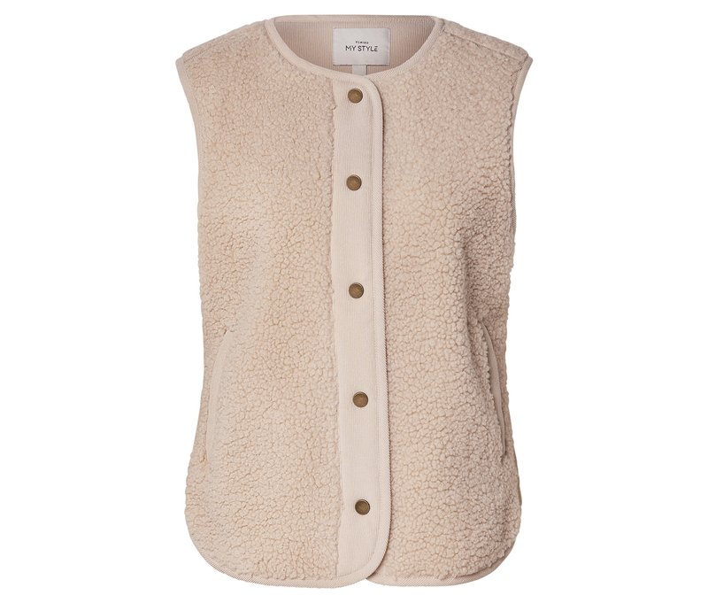 Tchibo - Teddy-Weste - Damen - Gr. XL - creme