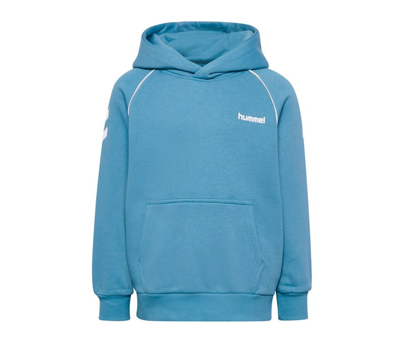 hummel loose Chevron Hoodie - Gr. 122/128 - hellblau