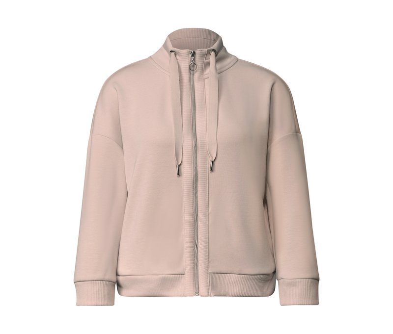 Street One Sweatjacke - Damen - Gr. 38 - braun