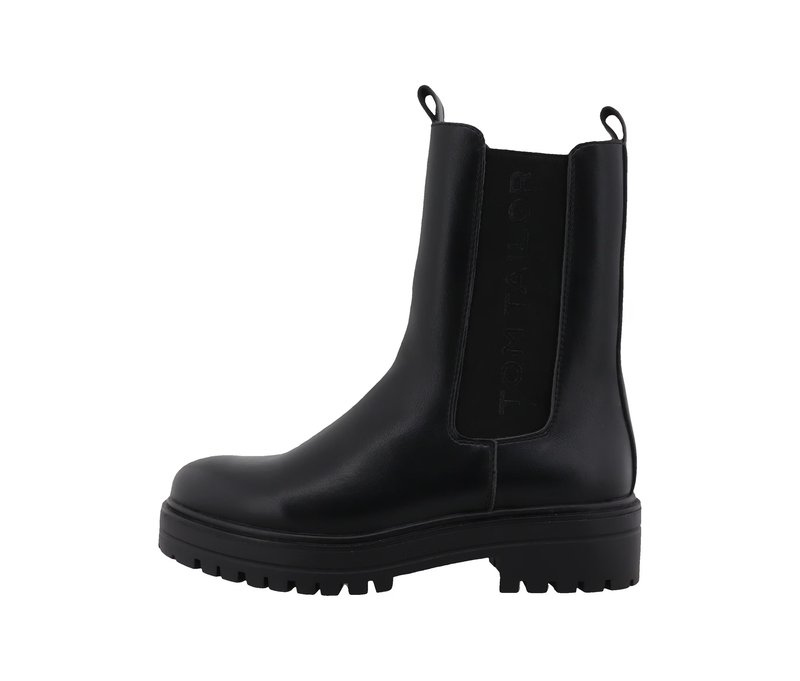 Tom Tailor Stiefeletten - Damen - Gr. 37 - schwarz