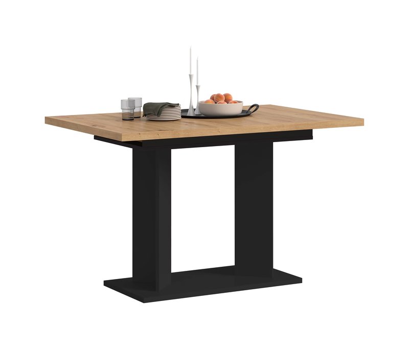 Tchibo - xonox Esstisch »Victor« schmal - 120x80x76cm - schwarz -