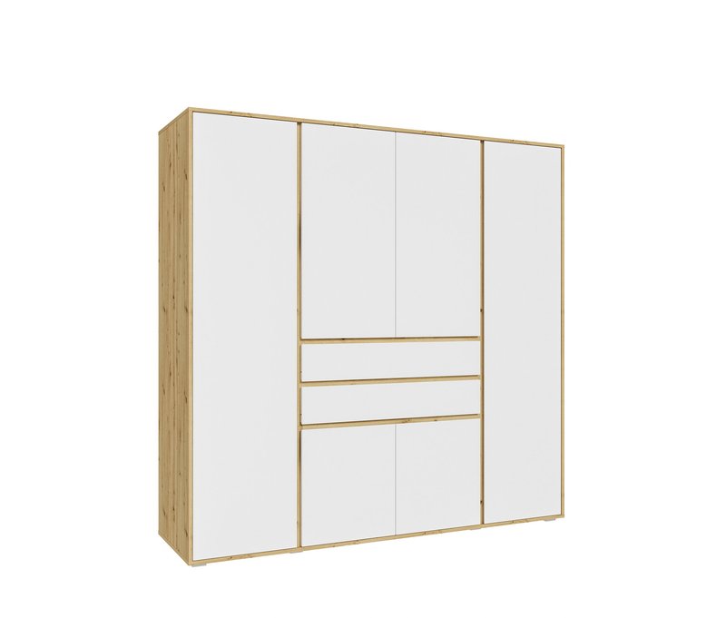 Tchibo - xonox Kleiderschrank »Mora« - 197x56x194cm - silber -