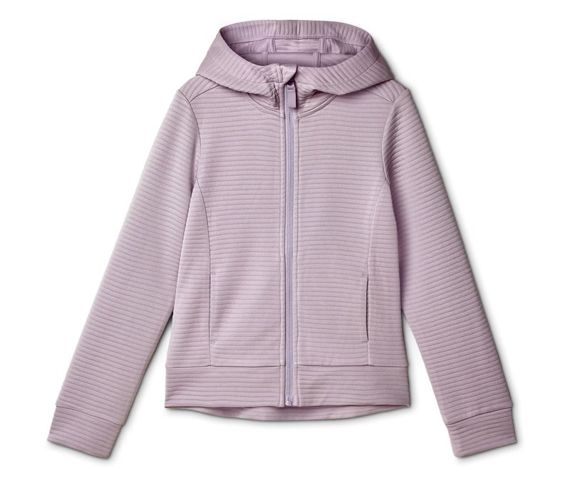 Tchibo - Kinder-Kapuzenjacke - Mädchen - Gr. 134/140 - lila