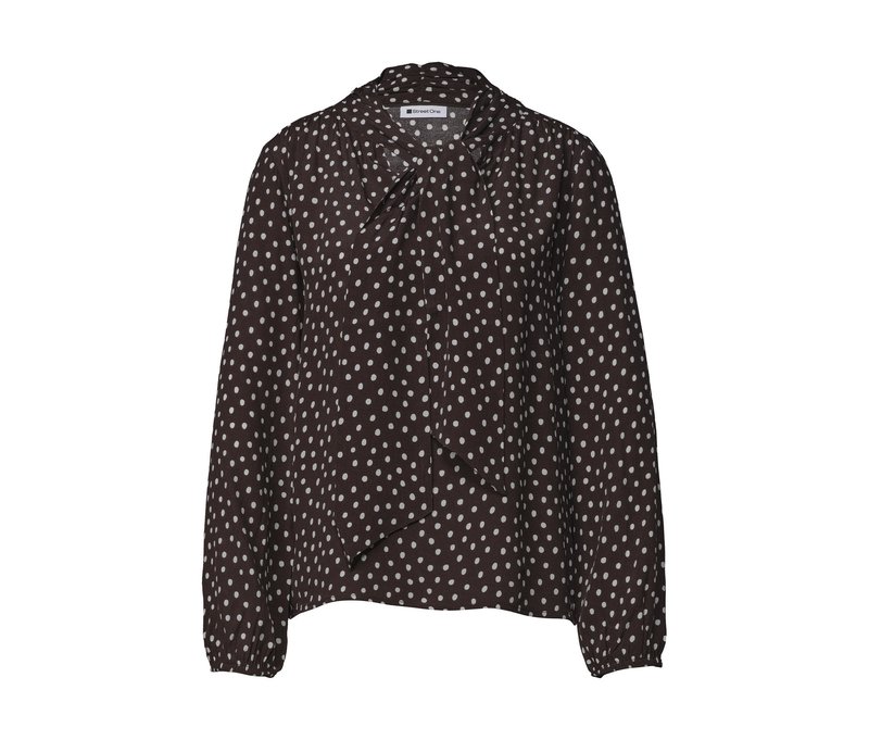 Street One Bluse - Damen - Gr. 36 - schwarz