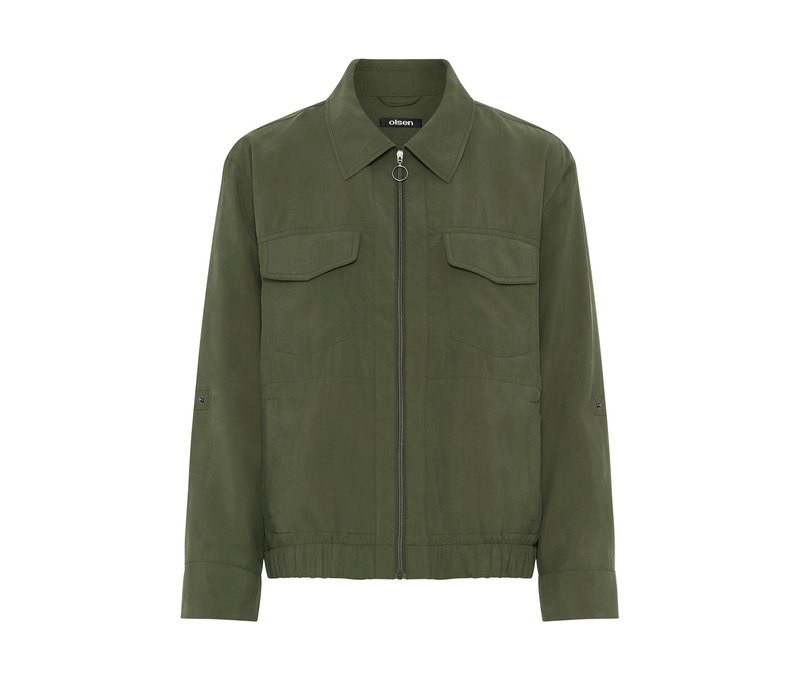 Tchibo - Olsen Blouson - Damen - Gr. 46 - olivgrün