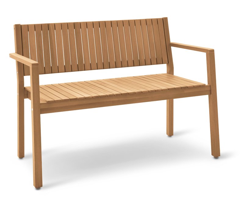 Tchibo - Gartenbank - 118,5x59x82cm - braun -