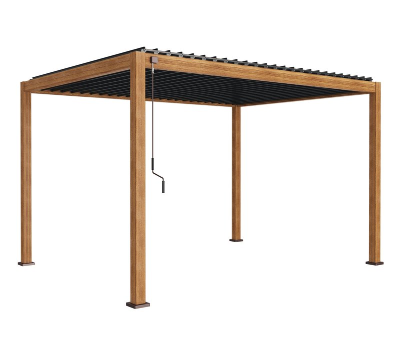 Leco Premium Pergola - 400x300x250cm - braun -