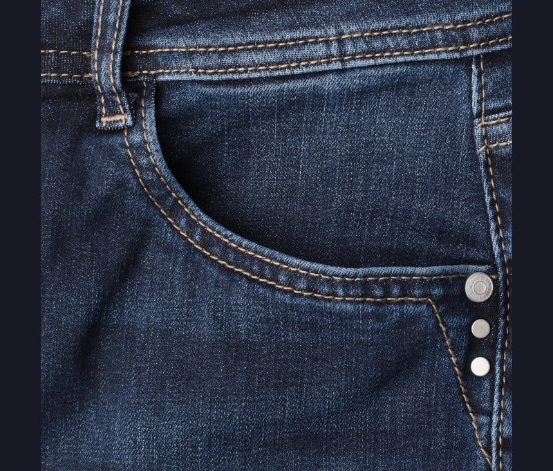 Street One Bootcut Jeans - Damen - Gr. 32/32 - blau