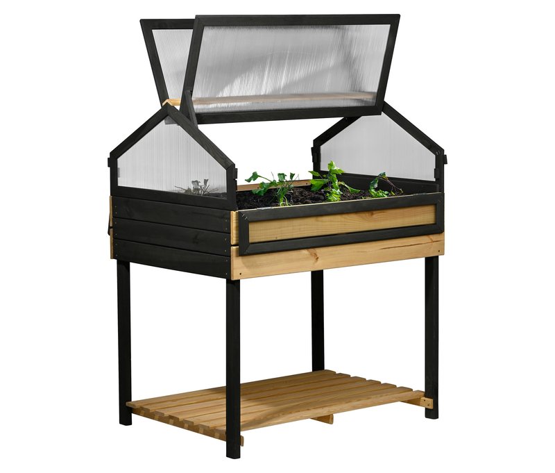 Tchibo - 4-Jahreszeiten-Hochbeet - 73x100x121,5cm - schwarz -