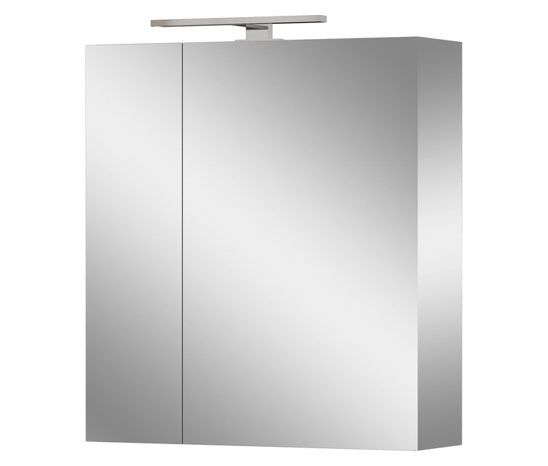 Tchibo - Spiegelschrank - 60x19x66cm - grau -