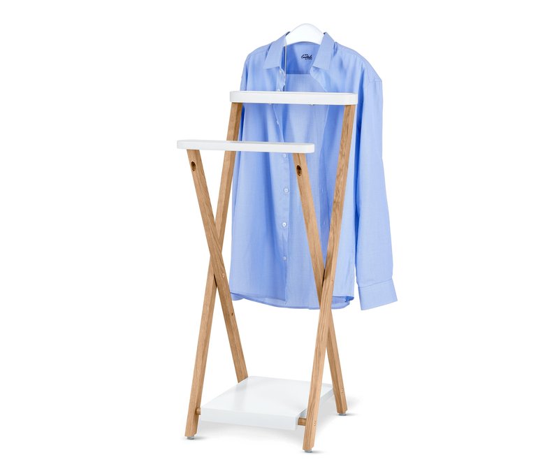 Tchibo - Stummer Diener - 38x39,5x111cm - braun -