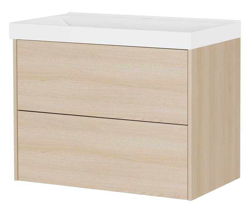 Tchibo - Waschtisch »Bodera« mit Becken - 81x46x65cm - braun -
