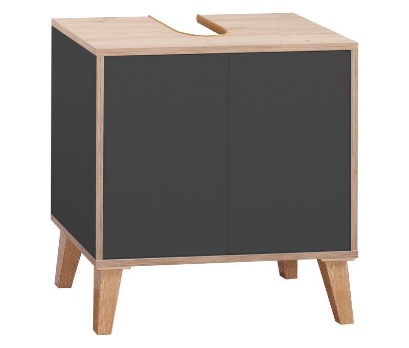 Roba Waschbeckenunterschrank »Morena« mit 2 Türen - 60x32,5x63cm - braun -
