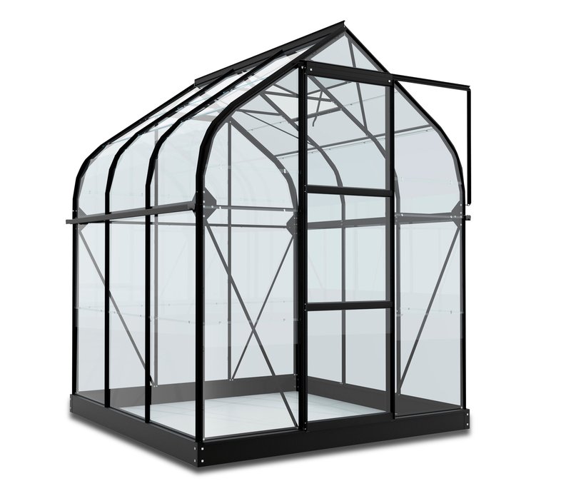Vitavia Gewächshaus Orion ESG 3 - 202x195x231cm - schwarz -
