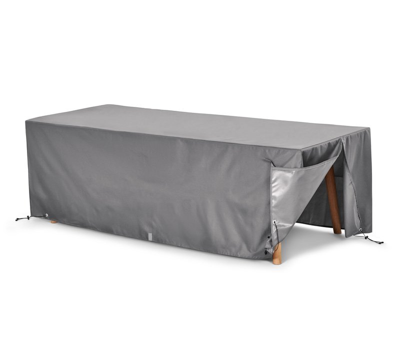 Tchibo - Premium-Abdeckhaube für große Gartentische - 241x102x75cm - grau -