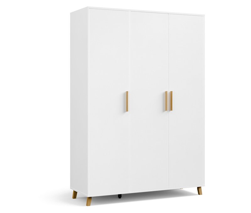 Rauch Drehtürenschrank »Shinjo« - 140x53x203cm - weiß -