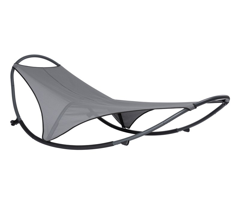Leco Schaukelliege - 210x102x79cm - anthrazit -