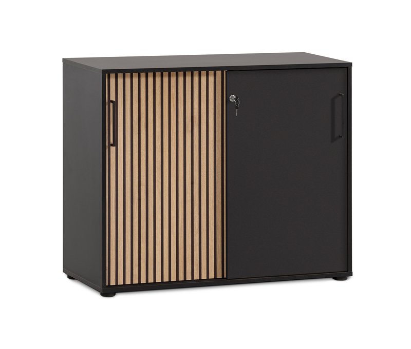 Tchibo - Aktenschrank »Hank« - 100x41x83,5cm - schwarz -