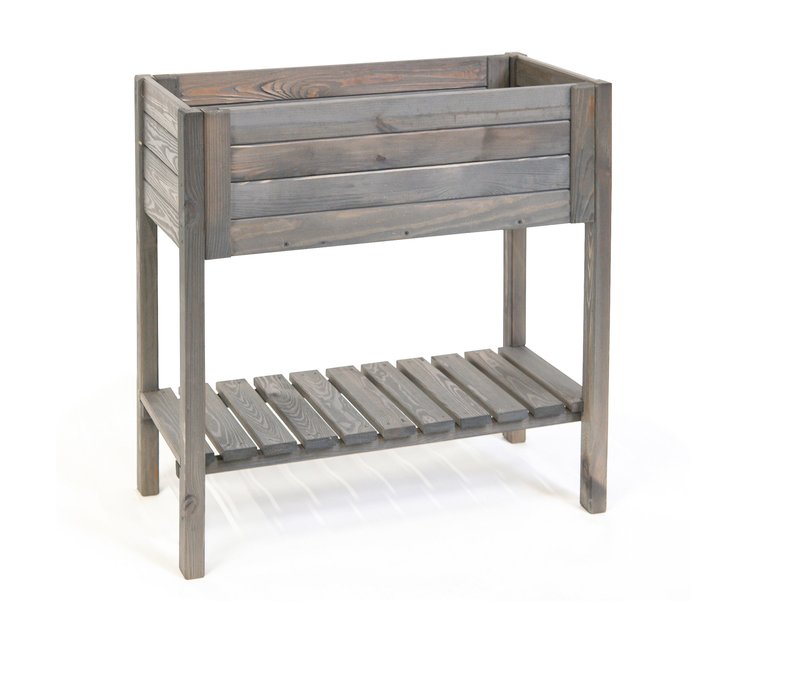 Tchibo - Hochbeet ca. 79 x 79 x 39 cm - 79x39x79cm - grau -