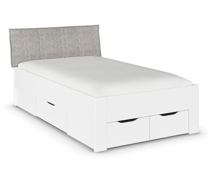 rauch Bett »Aditio Beds« - 126x216x100cm - weiß -