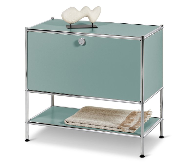 Tchibo - Sideboard Metall »Cn3« mit 1 Klappenfach - 77,5x40x71,5cm - chrom -