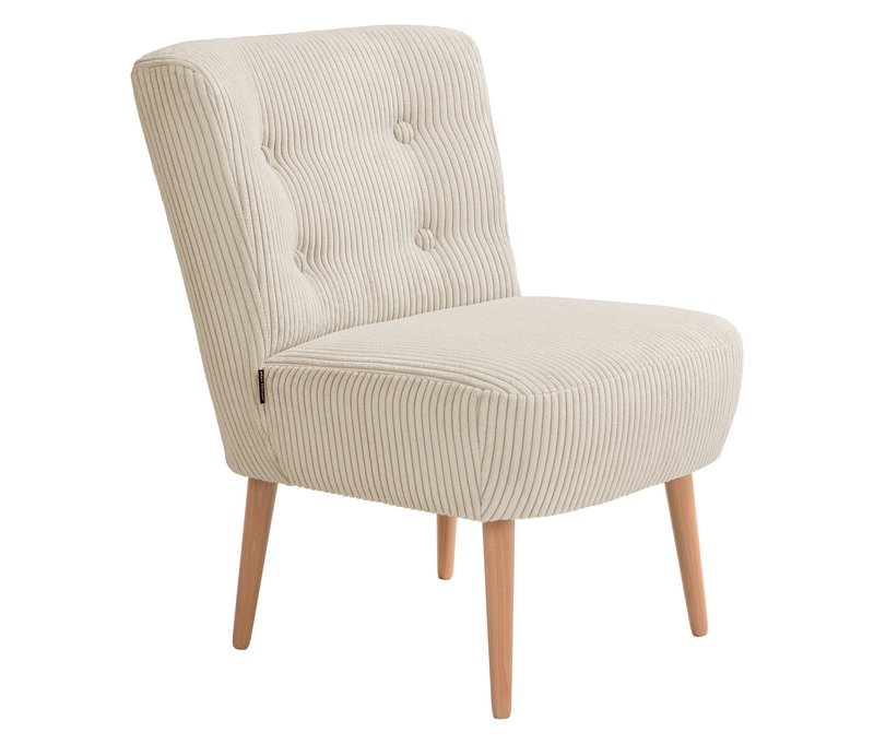 Tchibo - Cocktail-Sessel »Fiona« - 58x68x78cm - creme -