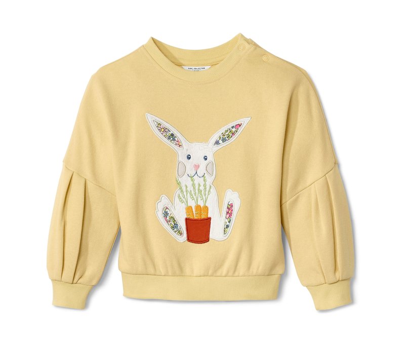 Tchibo - Kleinkind-Sweatshirt - Gr. 110/116 - gelb