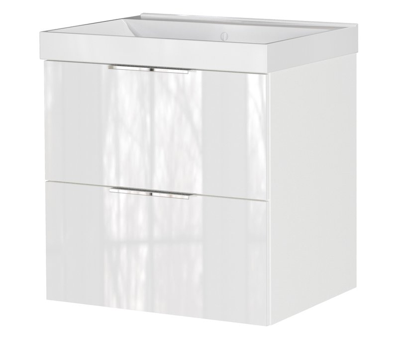 Tchibo - Waschtisch »Celano« mit Becken - 61x46x65cm - weiß -