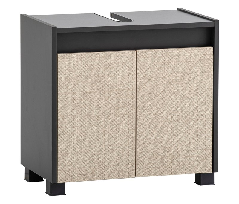 Tchibo - Waschbeckenunterschrank »Sander« - 57x33x54,6cm - anthrazit -