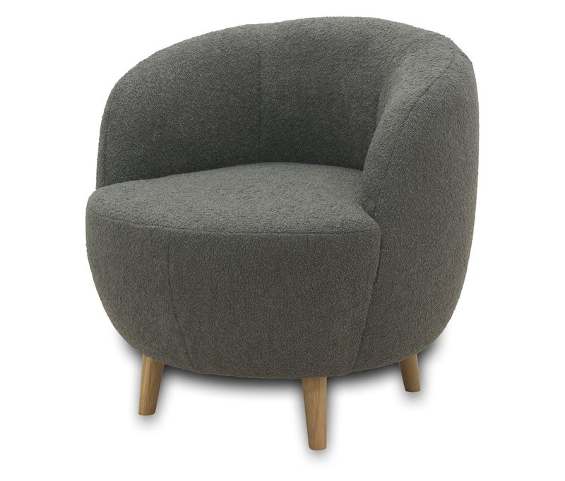 Domo Sessel »Ahus« - 72x76x72cm - dunkelgrau -
