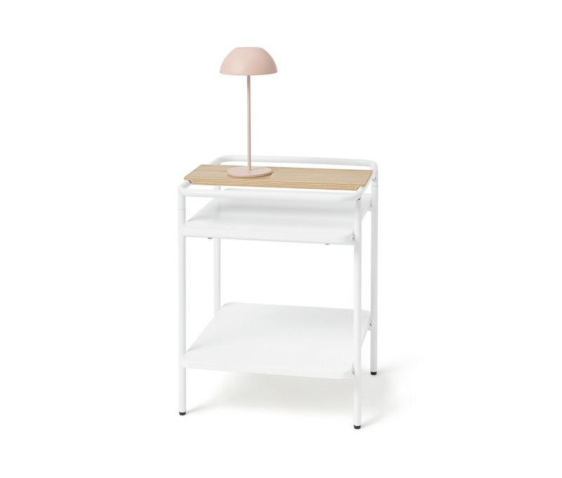 Tchibo - Beistelltisch - 40x40x50,5cm - weiß -