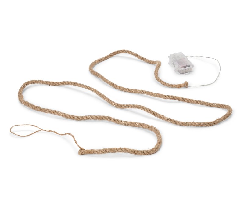 Tchibo - LED-Outdoor-Lichterkette »Seil« - beige