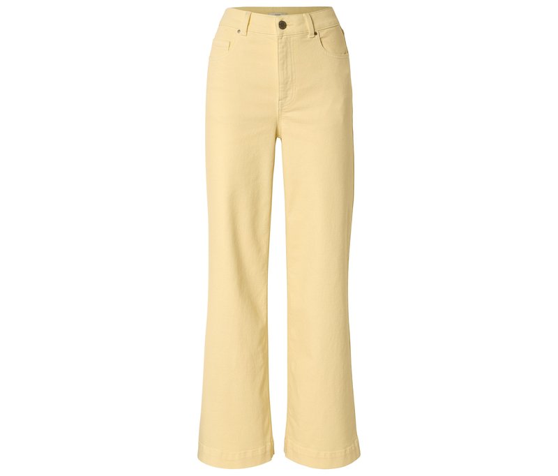 Tchibo - Wide Leg Jeans – Fit »Viki« - Damen - Gr. 40 - gelb