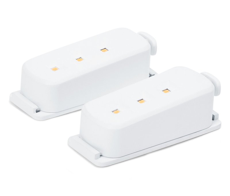 Tchibo - 2 LED-Schranklichter - 7x3x2,2cm - weiß -