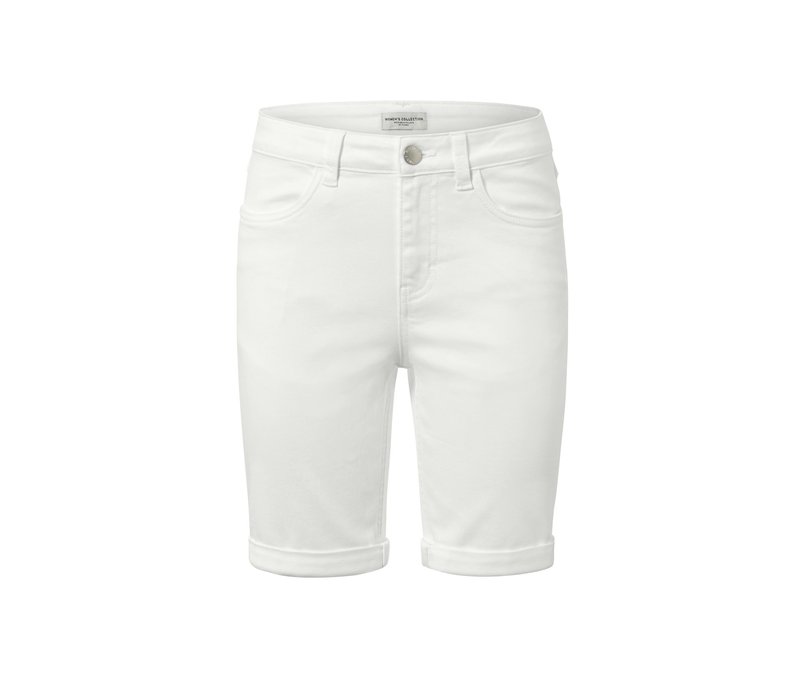 Tchibo - Bermuda Colored Jeans – Fit »Lea« - Damen - Gr. 44 - creme