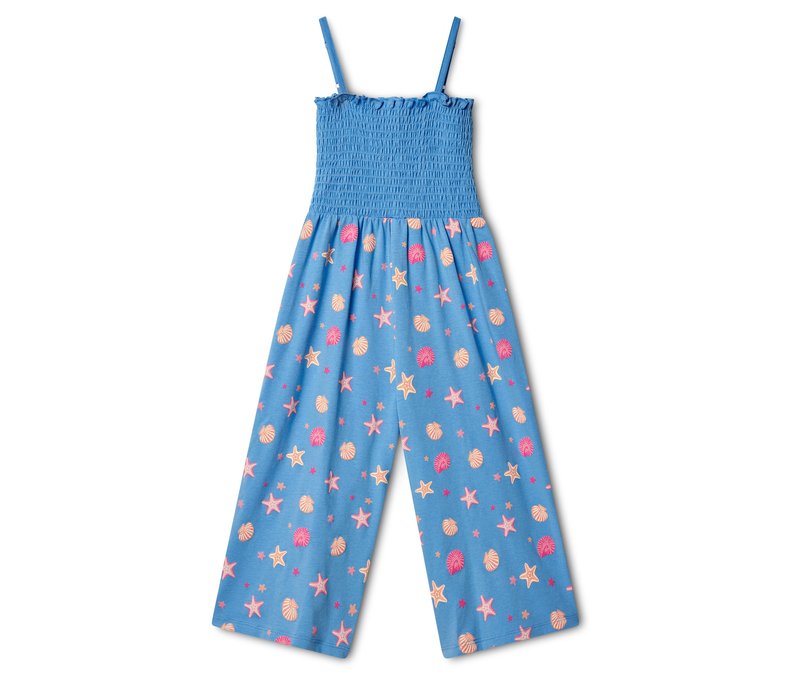 Tchibo - Kinder-Jumpsuit in 7/8-Länge - Gr. 98/104 - blau