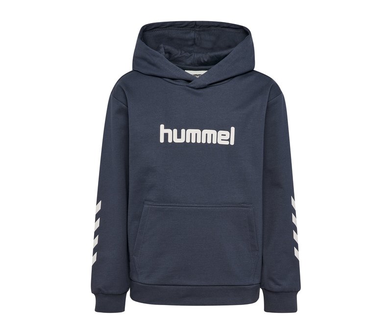 hummel® »Hmljr Logo Hoodie« - Kinder - Gr. 158/164 - dunkelblau