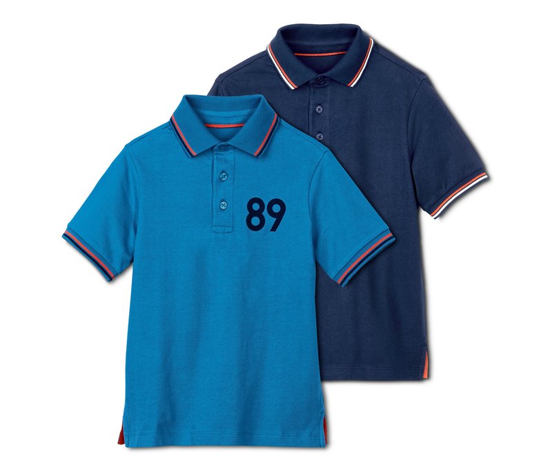 Tchibo - 2 Poloshirts - Jungen - Gr. 170/176 - dunkelblau