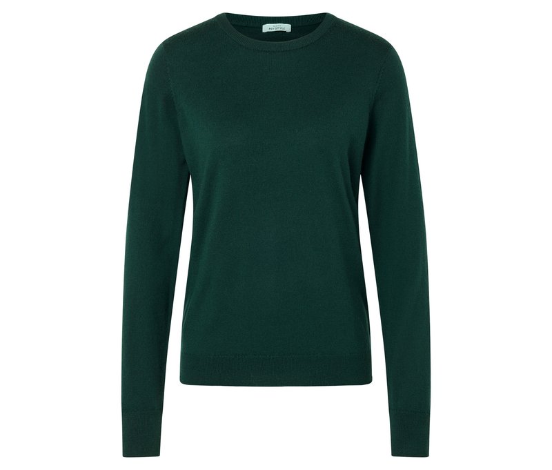 Tchibo - Feinstrickpullover - Damen - Gr. XL - dunkelgrün