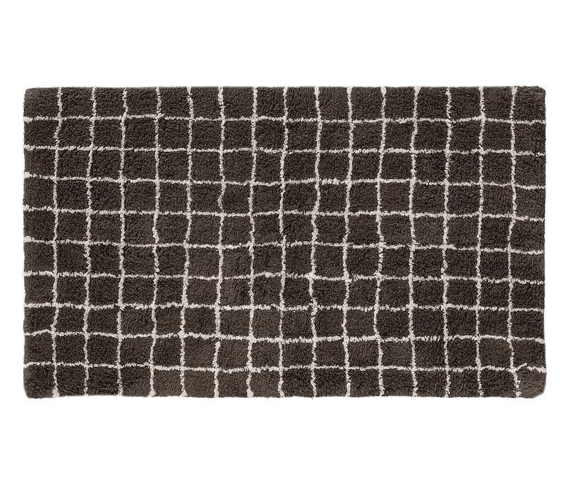 Tchibo - benuta Badematte »Wavu«, grau, ca. 60 x 100