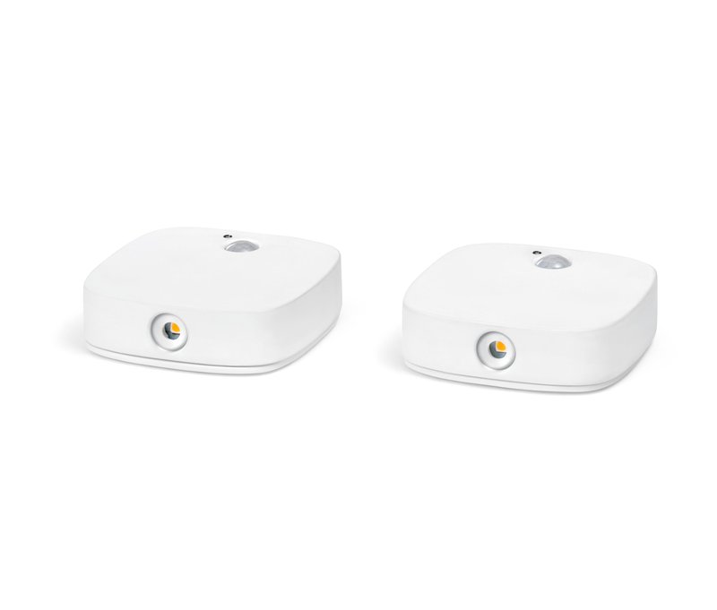 Tchibo - 2 LED-Multifunktionsleuchten - 8x2x8cm - weiß -
