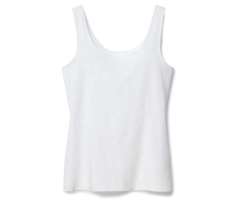 Tchibo - Clean-Cut-Hemdchen - Damen - Gr. L - weiß