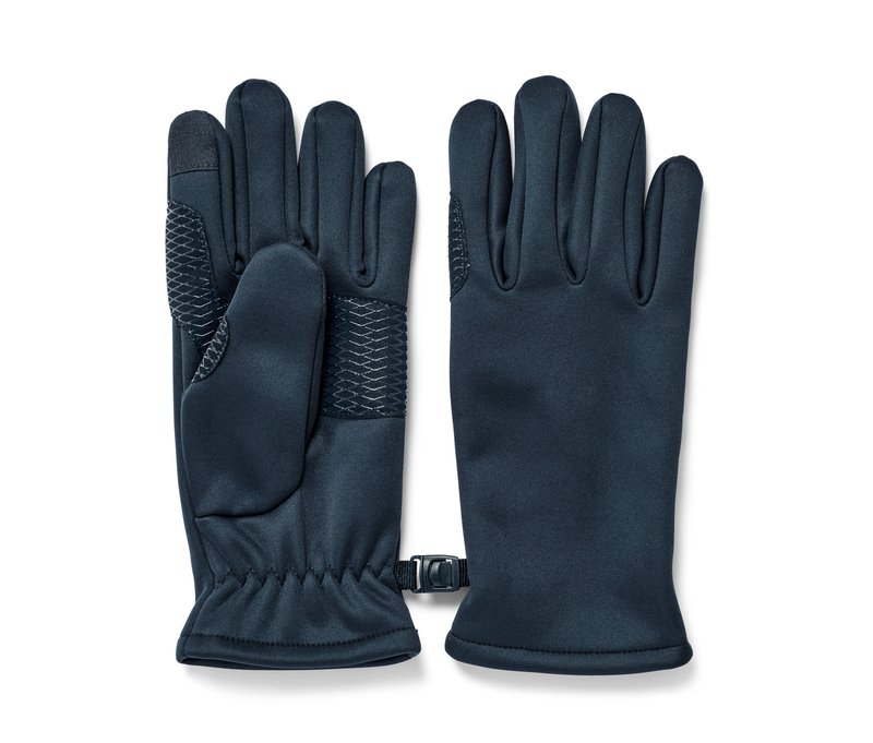 Tchibo - Softshell-Handschuhe - Gr. 146-164 - dunkelblau