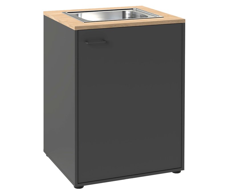 Tchibo - Unterschrank mit Spüle »Solea« - 67,1x60x95,8cm - anthrazit -