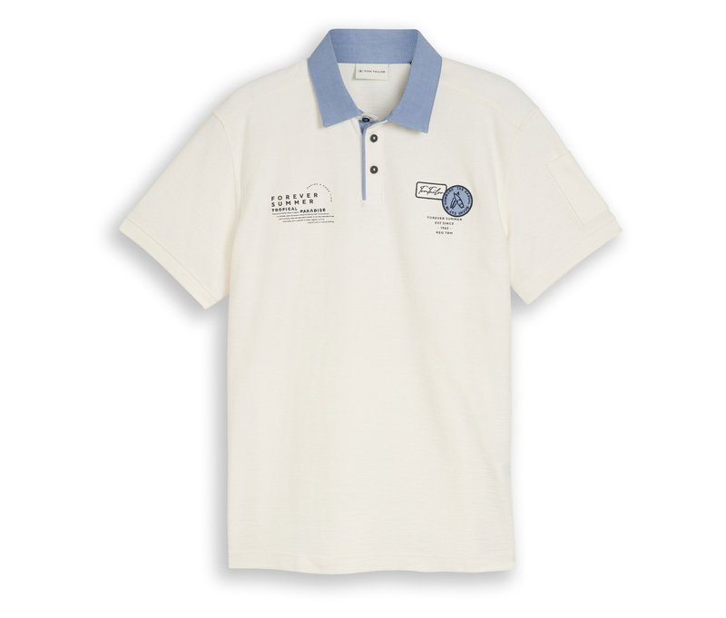 Tom Tailor Poloshirt mit Ottoman-Struktur - Herren - Gr. XL