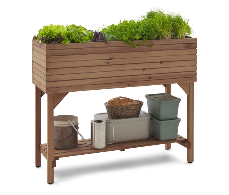 Tchibo - Hochbeet - 110x40x90cm - silber -