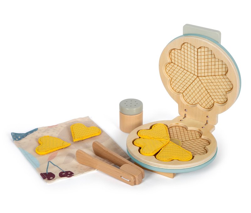 small foot Waffeleisen-Set »tasty« - blau