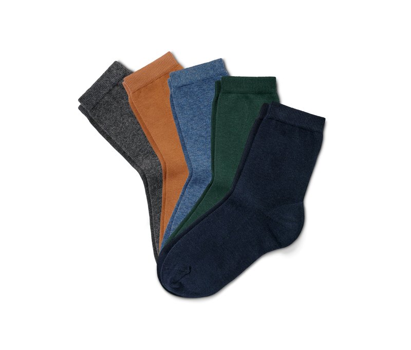 Tchibo - 5 Paar Socken - Gr. 39-42 - dunkelblau