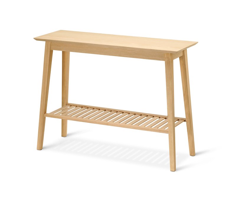 Tchibo - Konsole mit 2 Ablagen aus Eschenholz - 100x35x75cm - braun -
