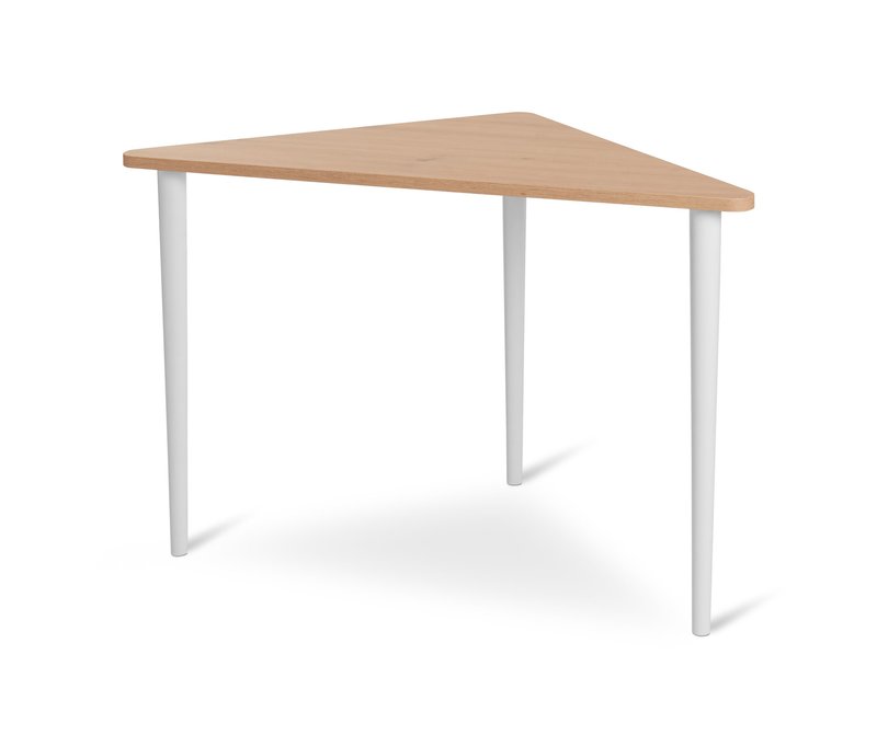 Tchibo - Dreieckiger Tisch - 117x85x76,5cm - braun -